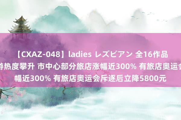 【CXAZ-048】ladies レズビアン 全16作品 PartIV 4時間 法国游热度攀升 市中心部分旅店涨幅近300% 有旅店奥运会斥逐后立降5800元