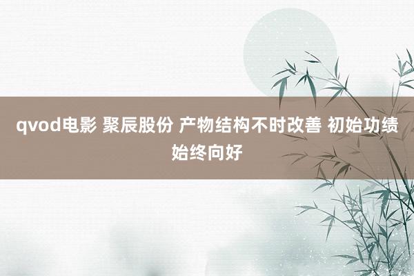 qvod电影 聚辰股份 产物结构不时改善 初始功绩始终向好